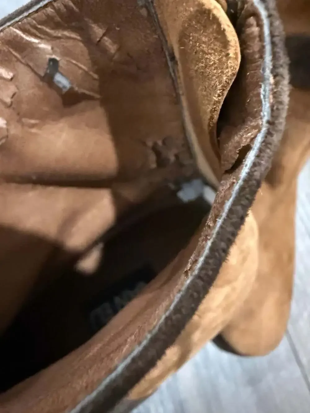 Vaneli Suede Ankle Boots 9.5M Brown Leather Trim Kitten Heel Italy Vero Cuoio